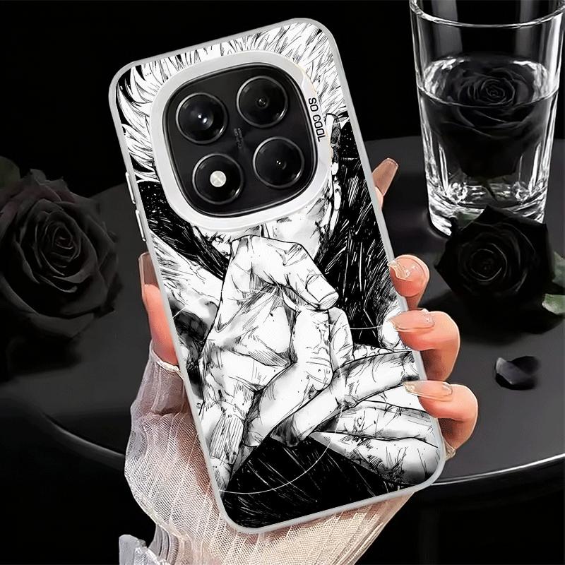 Аниме Годжо Сатору JUJUSU Мягкий чехол для телефона для Xiaomi Redmi Note 13 14 15 Pro Plus 12S 12 11S 11 11T 10S 10 Ударопрочная задняя крышка