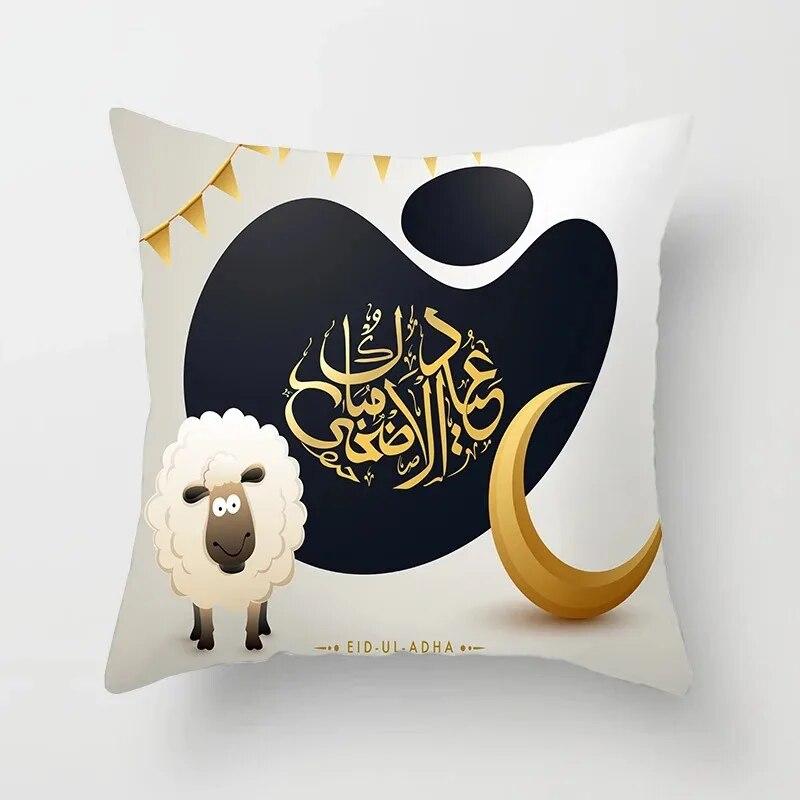 Декоративная наволочка с изображением овцы в честь Рамадана, Ид Мубарак, мечеть Луны, наволочка, декоративная наволочка, диванная подушка для гостиной