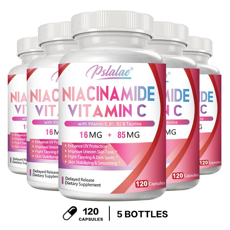 Pslalae - Niacinamide Vitamin C Capsules - Skin Health
