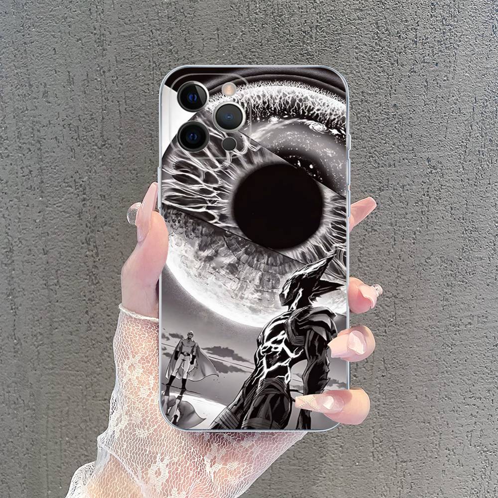 Superhero Anime One Punch Man Case For Iphone 17 16 15 Pro Max 11 12 13 14 Pro Plus Phone Cover