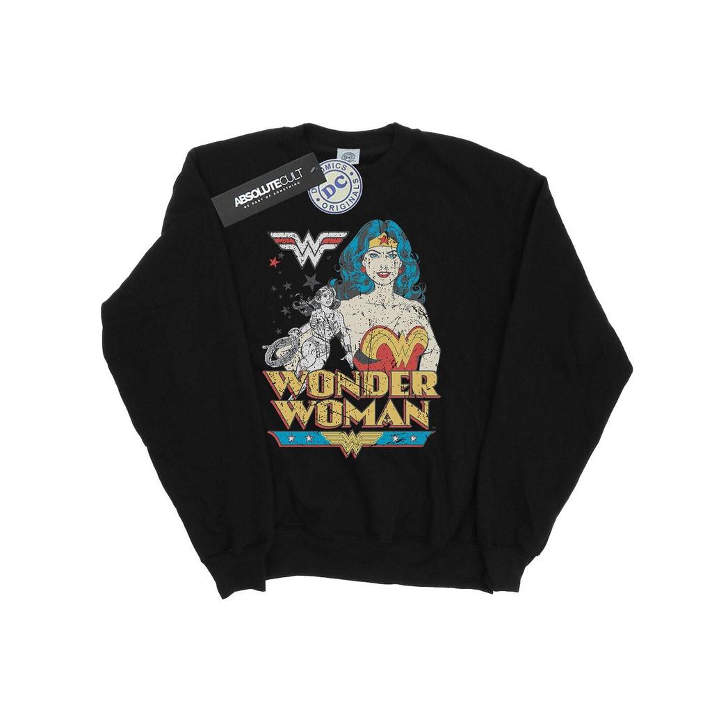 DC Comics Womens/Ladies Wonder Woman Posing Sweatshirt