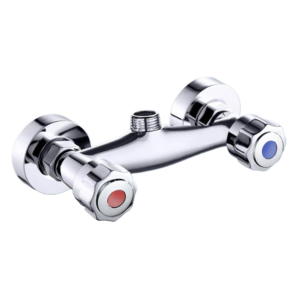 Смеситель для душа с двойным управлением, настенный смесительный клапан, смеситель для горячей и холодной воды, двойной переключатель, смеситель для душа в ванной комнате, кран