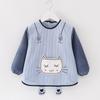 Waterproof Baby Long Sleeve Bib Apron Anti-dirty Toddler Eating Reverse Wear Smock Kids Feeding Coverall for Boys Girls Autumn Winter