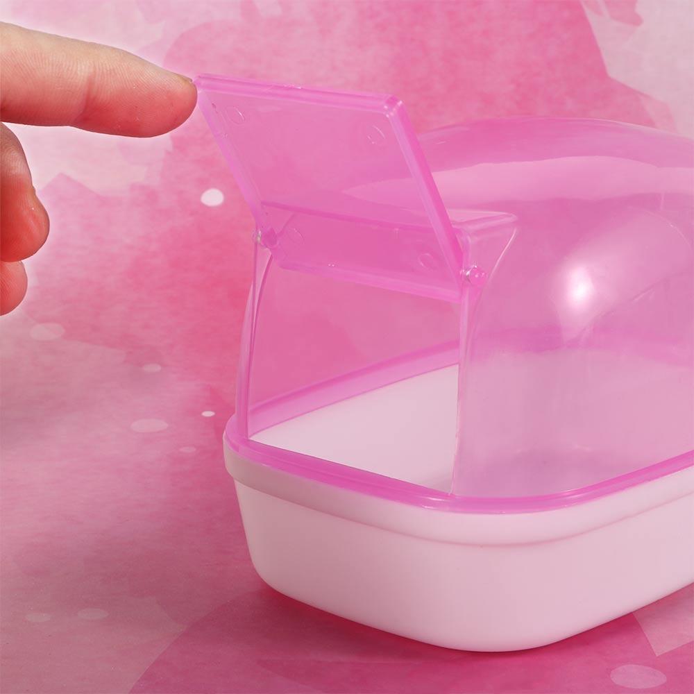 Ограждение с дверью Мини-питомец Песчаная ванна для хомяка Ванная комната Хомячок Играющий питомец Сауна Ящик