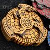 7-In-1 Metal Dice Fidget Spinner Portable Vintage Heavy Duty Zinc Alloy Fingertip Gyro Compass Dice RPG Board Game Prop Birthday Gift