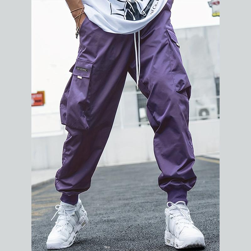 High Quality Cotton Fashion Casual Al Cargo Pants Streetwear Harajuku Joggers Men Sports Trousers
