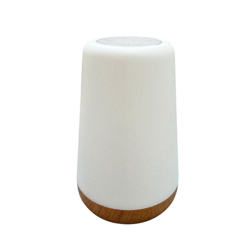 Прикроватная лампа с сенсорным управлением и беспроводной зарядкой, с цветной подсветкой