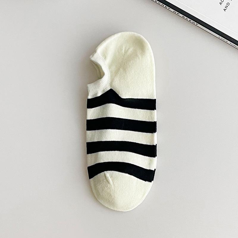 Мужские тонкие носки на весну и лето, новые, в полоску, спортивные, для отдыха, дышащие, низкие