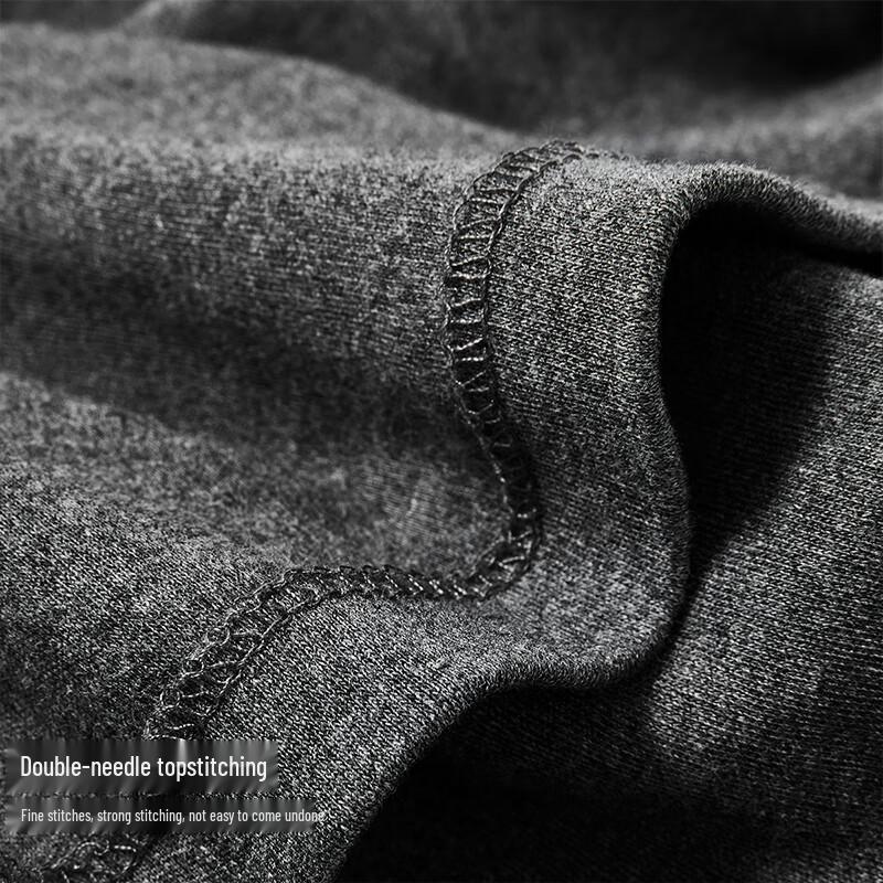 Мужской легкий термотоп Sevenwolves из чистого хлопка с круглым вырезом