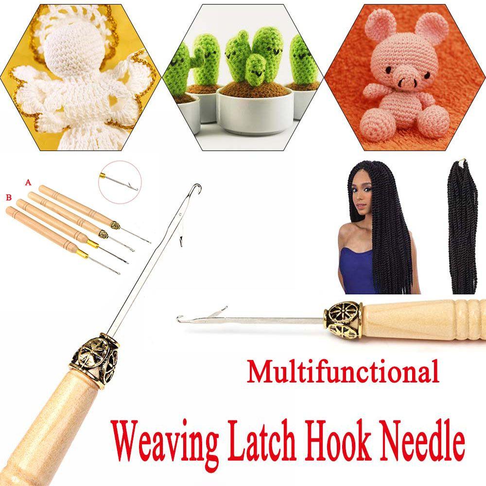 Crochet Hair Hair Accessories Weaving Micro Braids Tools Hook Needle Crochet Needle Sew Wig Hair