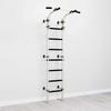 Лестница гимнастическая настенная подростковая - белая и черная