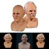 Реалистичная латексная маска лица старика для маскарадного костюма, косплея, Хэллоуина, высококачественный материал
