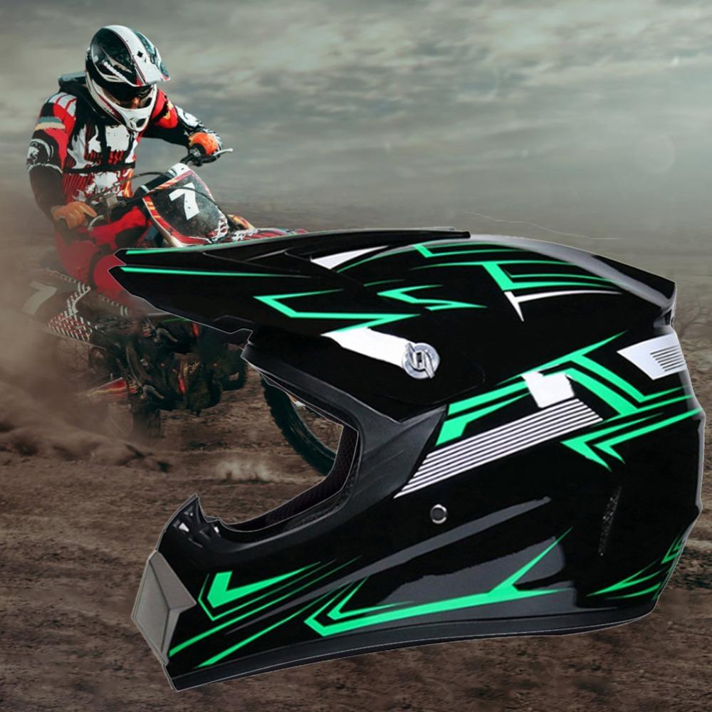 4 Pcs DOT Approved Motocross Helmet ABS MTB Helmet Comfortable Off Road Helmet Unisex