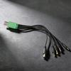 USB 5V Зарядный шнур USB на 2.5x0.7мм 3.5x1.35мм 5.5x2.1мм 4.0x1.7мм 2.0x0.6мм Зарядный кабель для настольной лампы Наушников Игрушки