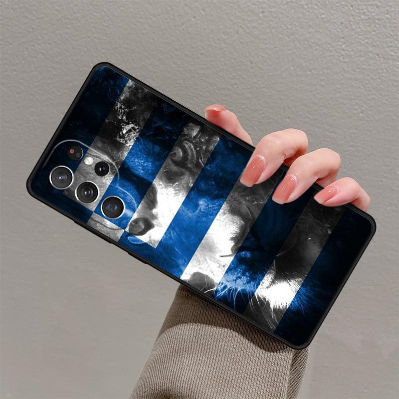 Греческий флаг Крит Греция Чехол для телефона для Samsung Galaxy S25 S23 S30 S21 S20 FE S24 S22 Ultra Note 10 20 Plus Силиконовый чехол lite