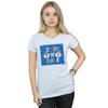Disney Womens/Ladies Chip N Dale Blue Frame Cotton T-Shirt