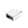 Fast Speed USB 2.0 A to MicroUSB Type C Converters 480Mbps Data Transfer Supports OTG Function for Various Devices