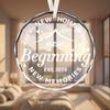 New Home Glass Ornament, Housewarming Gift for New Homeowners, Home Decor, New Beginnings Keepsake, Festive Daily Accent for Homeowners