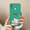 For Huawei Y9 Prime 2019 Phone Case Full Protection Cover For Huawei Y9S Y9A Cute Cartoon Liquid Silicone Anti Drop Bumper Coque