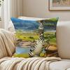 Funny American Movie MMadagascar Cushion Cover Pillowcase Antidustmite living Room Sofa Decor Cushion Room