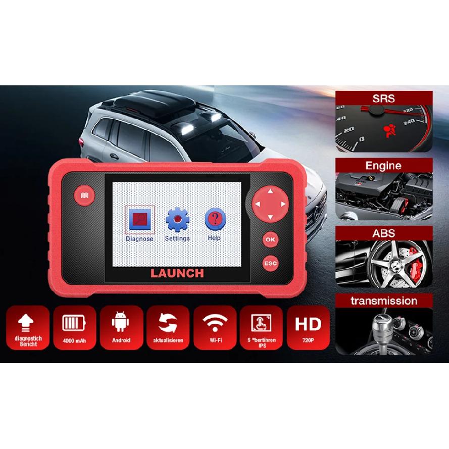 Запуск creader CRP123 V2.0 Двигатель Трансмиссия SRS ABS Автомобильные Диагностические Инструменты Масло SAS и т.д. Сервис OBD2 Сканер Пожизненное Бесплатное Обновление
