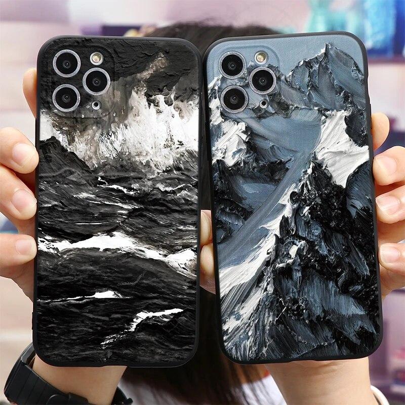 Анимация Прекрасный мягкий модный телефон для Iphone 6s Mini Max 13 XR 6 Plus 11 8 14 XS 12 Pro X 7, силиконовый мягкий прямой силиконовый чехол из ТПУ