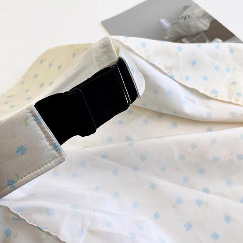 Японские свежие цветочные принты на ремне, головные платки, шапки для женщин, весна и лето, путешествия, универсальные солнцезащитные шляпы