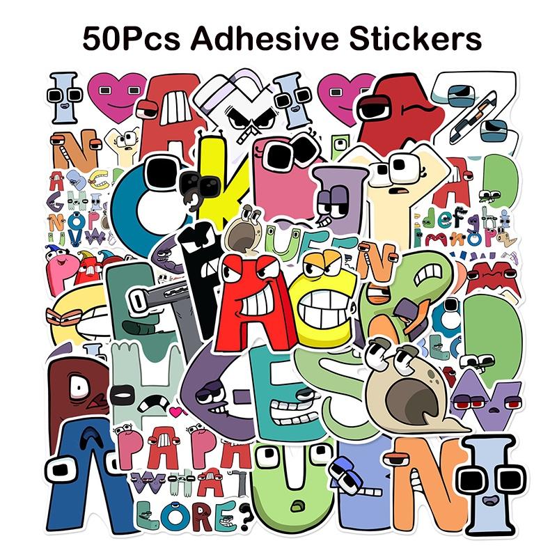 Alphabet Lore Kids Keyring Stickers Toys Pendant Figures Gift