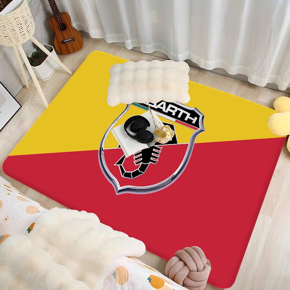 A-AbarthS-S Bathroom Mat Kids Room Bedroom Decoration Balcony Anti-Slip Doormat Living Room Welcome Rug