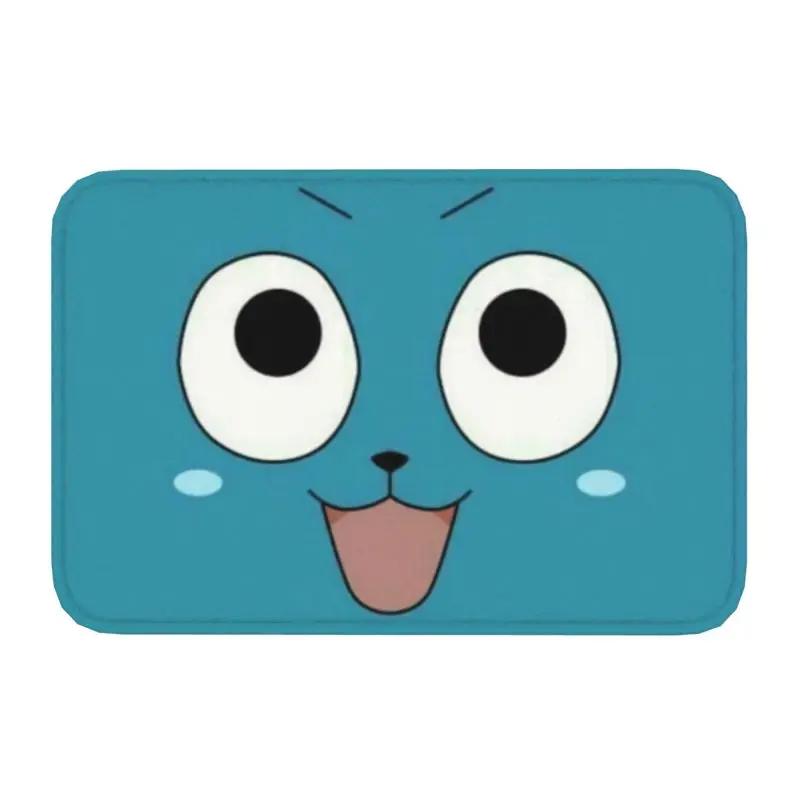 Happy Fairy Tail Doormat Non-Slip Bathroom Kitchen Mat Living Room Floor Door Entrance Carpet Rug