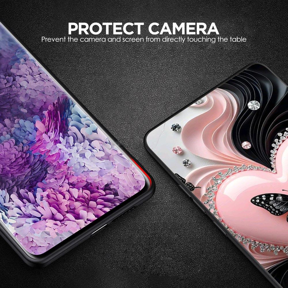 Цветной чехол для телефона с принтом в виде сердца для Samsung Galaxy A55 A35 A15 A14 A13 A25 A54 A51 A71 A72 A73 A32 A52 A41 Мягкий корпус из ТПУ