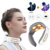EMS Electric Neck Massager 6 Modes 9 Gears Neck Shoulder Massage Wireless Cervical Spine Massager Heating Physiotherapy Pain Relief
