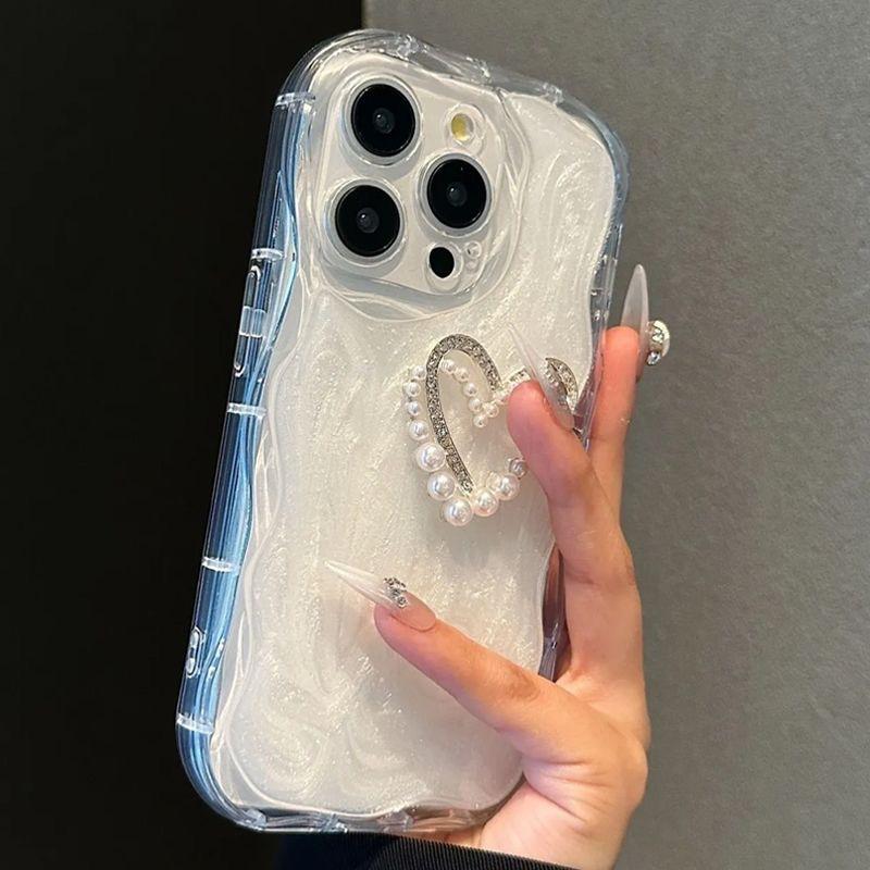 Нишевая жемчужная любовь подходит для чехла на телефон Apple 15plus iPhone12promax противоударный 14 милый 13 новый