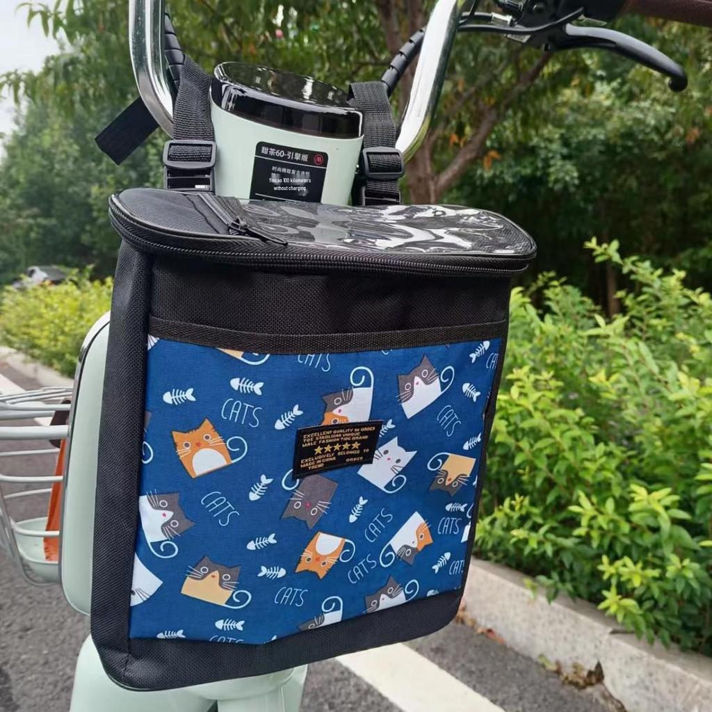 Водонепроницаемая сумка для хранения большой емкости с передним карманом для электросамокатов и велосипедов