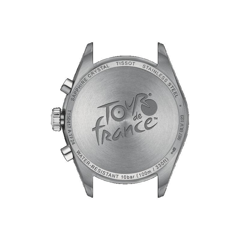 Tissot Мужские модные часы из нержавеющей стали с черным циферблатом T150.417.11.051.00