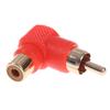 1 пара 90 градусов RCA прямоугольный разъем адаптеры штекер M/F угловой аудио адаптер