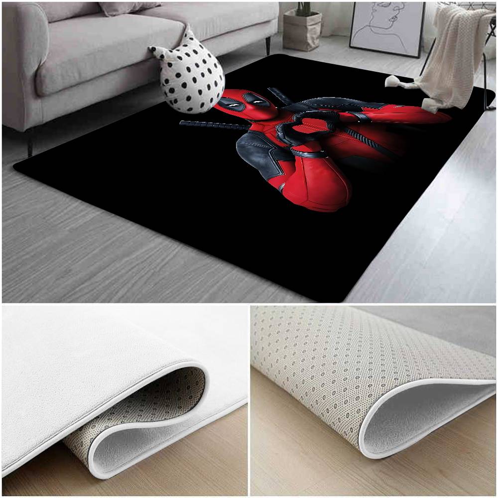 Cute-D-deadpool-S Movie Floor Mat Bathroom Absorbent Mat Simple Door Dirt-resistant Mat Home Kitchen Mat Foot Mat Entry Mat