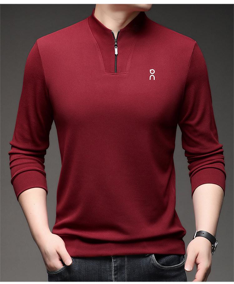 Woodpecker Men's Half-Zip Stand Collar Long-Sleeve Hoodie - 2025 Spring/Autumn Collection