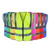 Reflective Highlight Security Vests with Pockets ID Waistcoat High Visibility Vest Traffic Night Outdoor for Cycling Sports