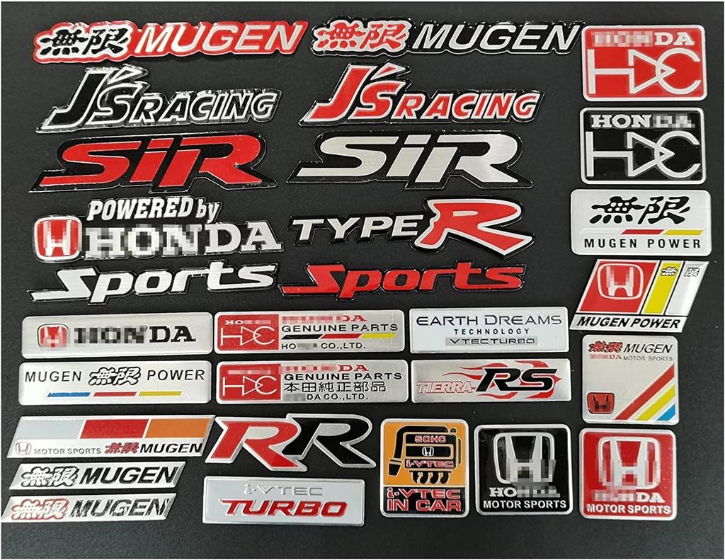 Honda Infinity Sticker Logo Motorcycle Gas Tank Sticker Emblem Badge Decoration Aluminum Racing Wing