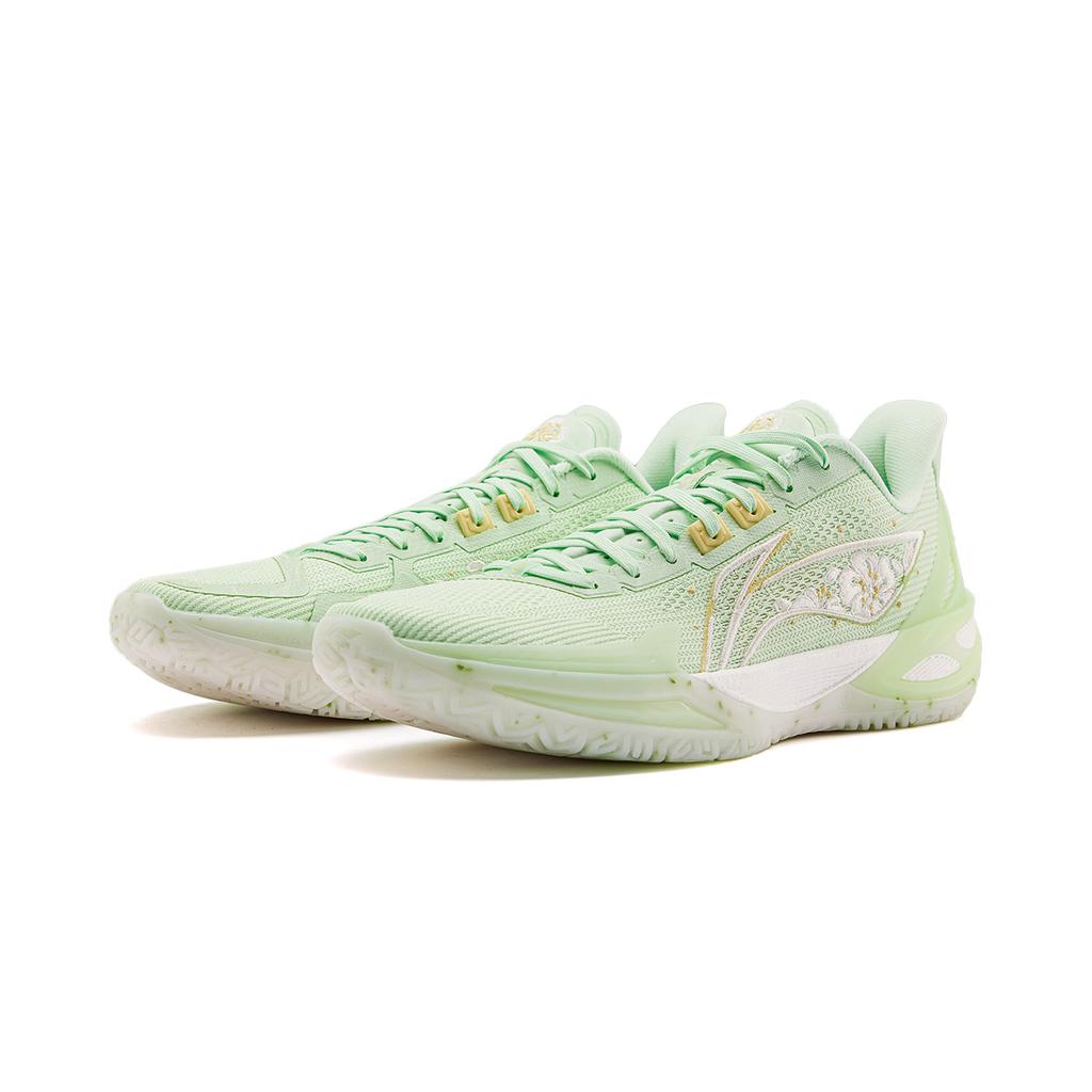 Li Ning Blade 6 V2 Нескользящие Дышащие Анти-скручивание Низкие Баскетбольные Кроссовки Унисекс Легкая Пряжа Зеленый ABAV087-21