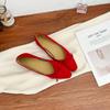 2025 новые туфли на мягкой подошве, повседневные, французский верх, ощущение высокого класса, туфли-лодочки на одной педали, женские летние универсальные