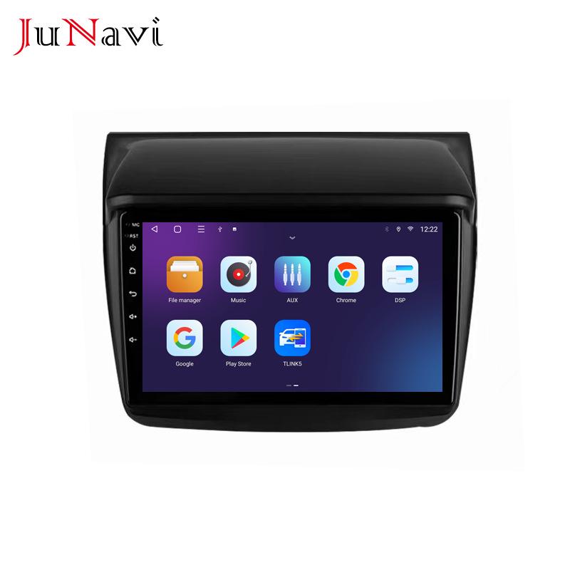 Автомобильный навигационный блок Android с большим экраном и Bluetooth для моделей Mitsubishi Pajero Sport Triton 2008-2015 годов