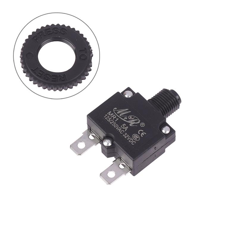 Electronic Accessories Thermal Switch Circuit Breaker Current Overload Protector Switch Fuse 3A 4A 5A 6A 7A 8A 10A 15A 20A