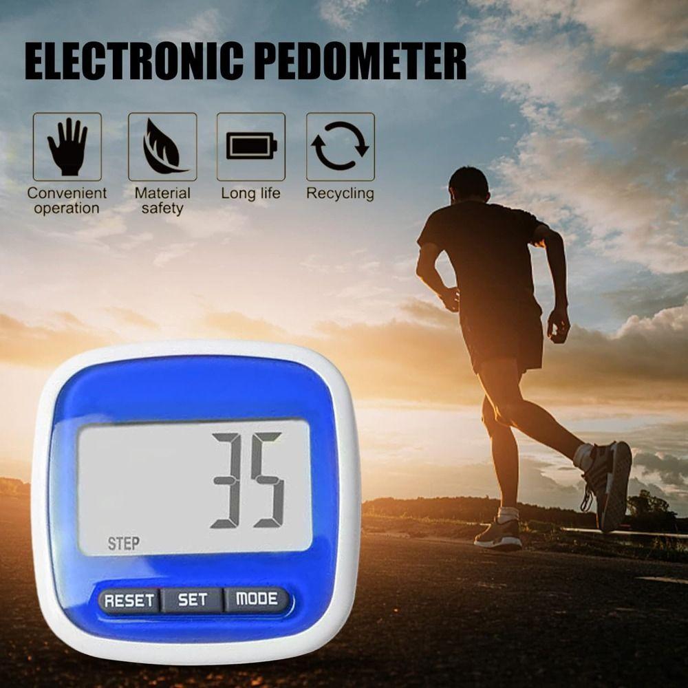 ABS 3D Tri-Axiis Pedometer with Clip Sports Pedometer Portable Walking 3D Pedometer Unisex