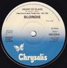 7-дюймовая пластинка BLONDIE - Heart Of Glass CHS2275 Chrysalis 1979 UK Танцевальная и Электронная Б/У