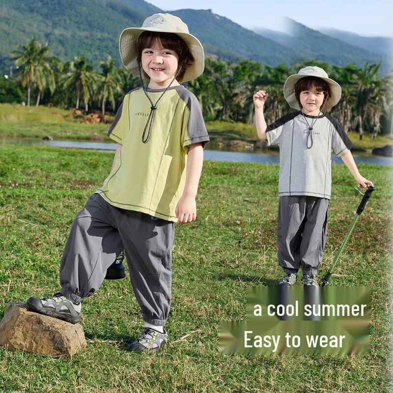 RightEuro Boys' Pure Cotton Short-Sleeve T-Shirt