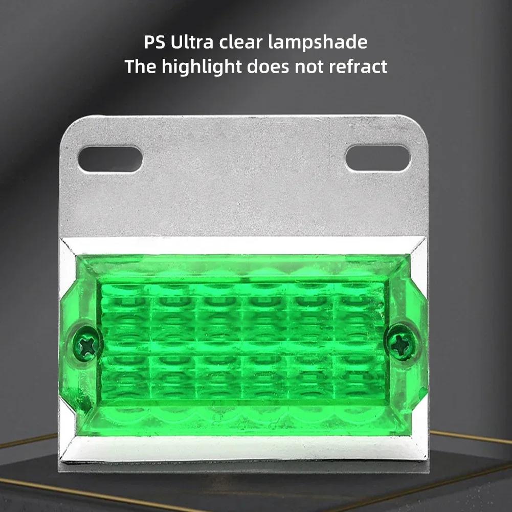 24V 12SMD Truck Side Marker Lamps Night Safety Warning Signal Light Led Lighting Waterproof for Car Trailer Lorry Truck Van Bus