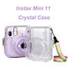 Прозрачный чехол для камеры Instax Mini 11 из ПВХ, прозрачная сумка на плечо для камеры мгновенной пленки Fuji