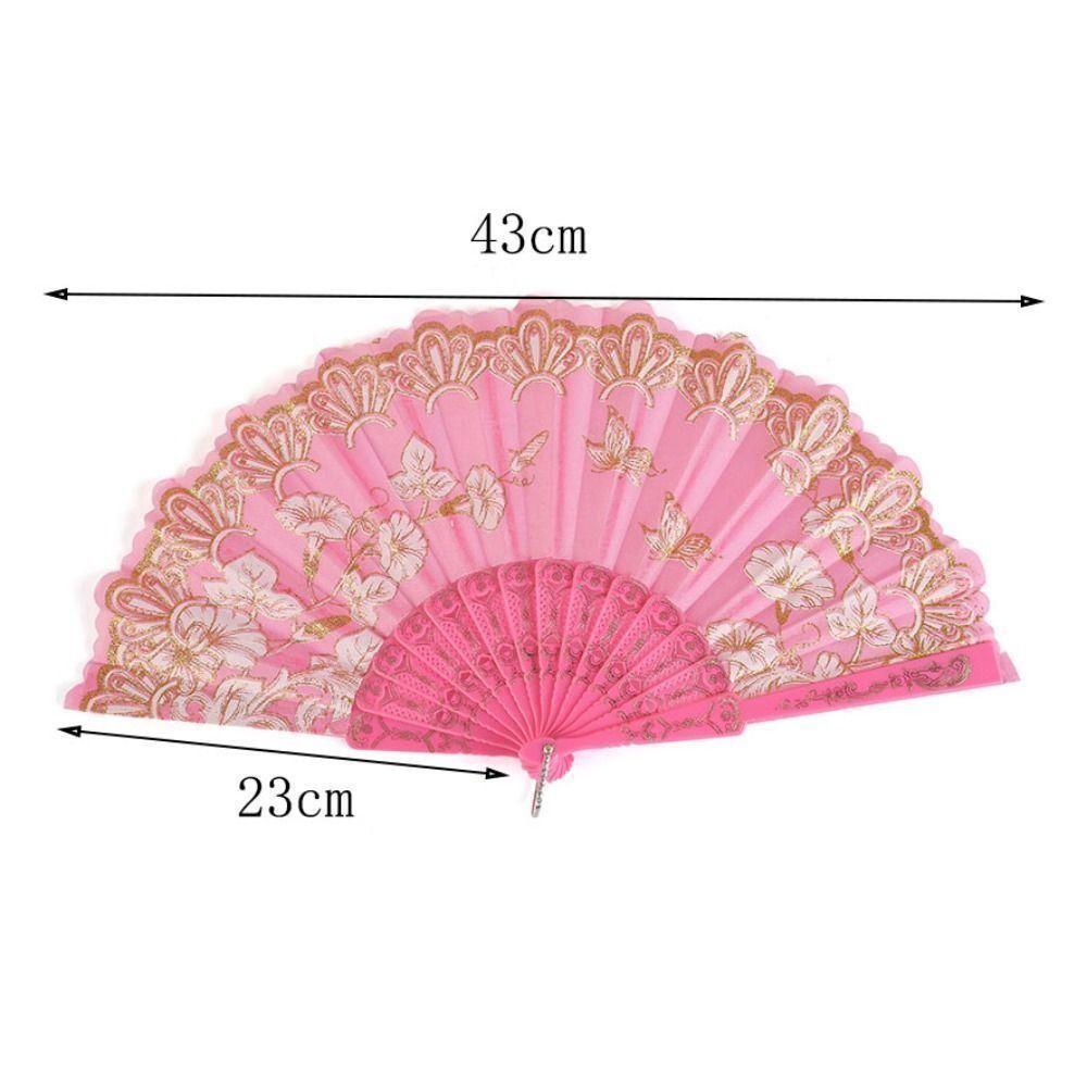 Бамбуковый ручной веер Танцевальный веер в китайском стиле Элегантный старинный складной веер